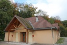 Châtel en Trièves, cour de l'école